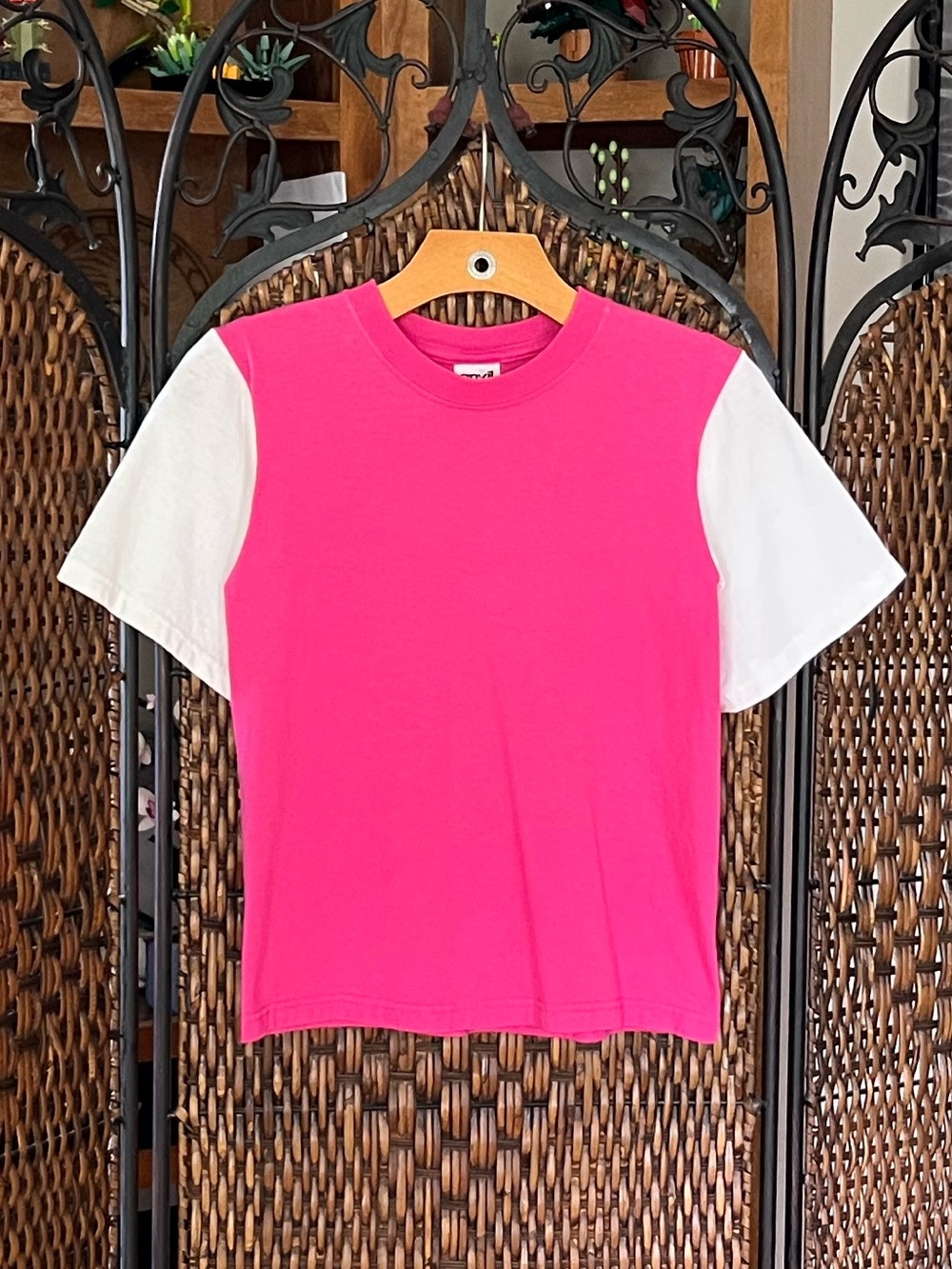 M Anvil Cotton Colorblock T-shirt Kids